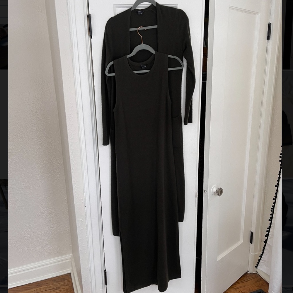 Theory Women’s Dress and Sweater Combo Medium M